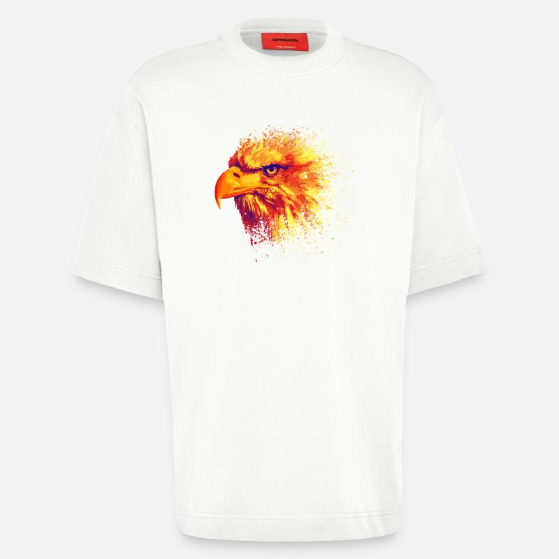 Feuervogel - Heavyweight T-Shirt - made by SPREAD  - OFF WHITE