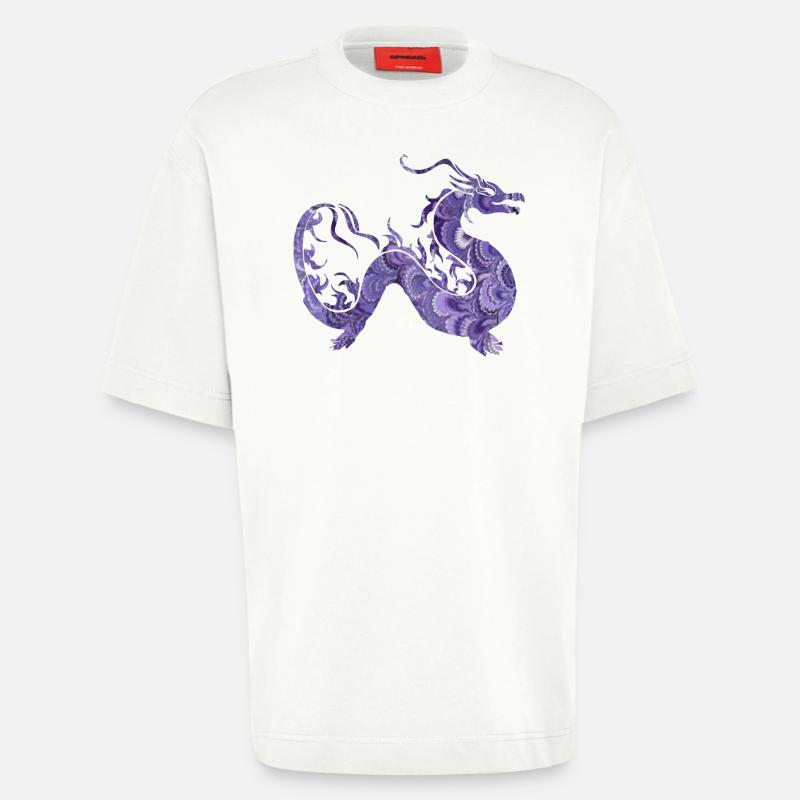drachen e 76 - Heavyweight T-Shirt - made by SPREAD  - OFF WHITE
