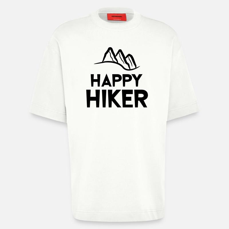 Wandern Wanderung Naturerlebnis Wanderer Statement - Heavyweight T-Shirt - made by SPREAD  - OFF WHITE