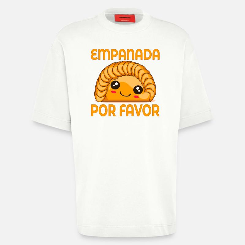 EMPANADA DUMPLINGS - Heavyweight T-Shirt - made by SPREAD  - OFF WHITE