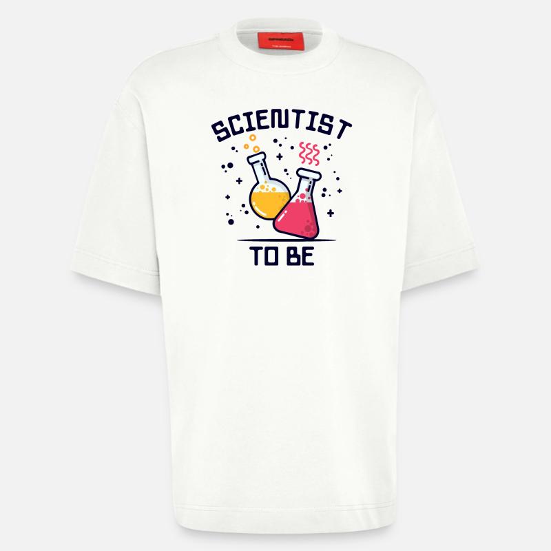 Workaholic Wissenschafter Statement Beruf Karriere - Heavyweight T-Shirt - made by SPREAD  - OFF WHITE