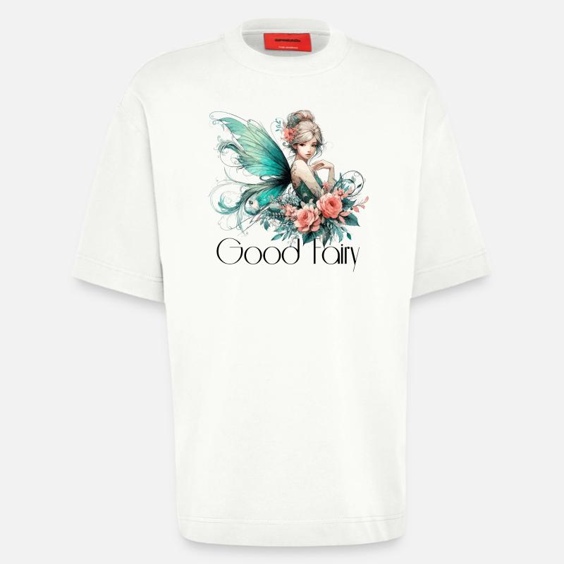 Gute Fee Geschenk - Heavyweight T-Shirt - made by SPREAD  - OFF WHITE