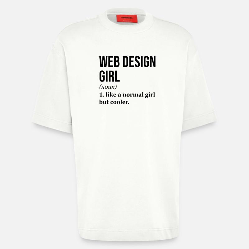 Conception de sites Web - T-shirt bio épais oversize fabriqué en UE - OFF WHITE