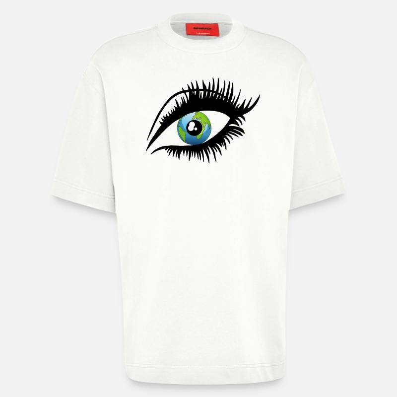 Ein weiterer Blick auf die Welt - Heavyweight T-Shirt - made by SPREAD  - OFF WHITE