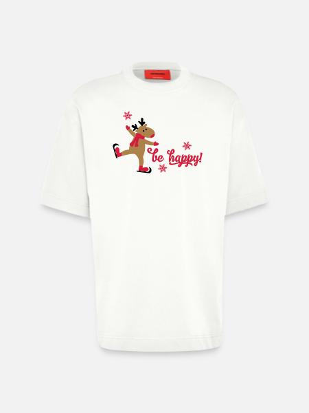 Funny Christmas - Heavyweight T-Shirt - made by SPREAD  - OFF WHITE