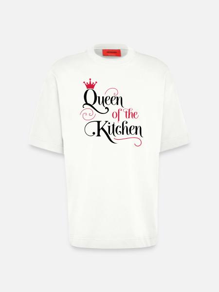 Women's Cooking Apron - Heavyweight T-Shirt - made by SPREAD  - OFF WHITE