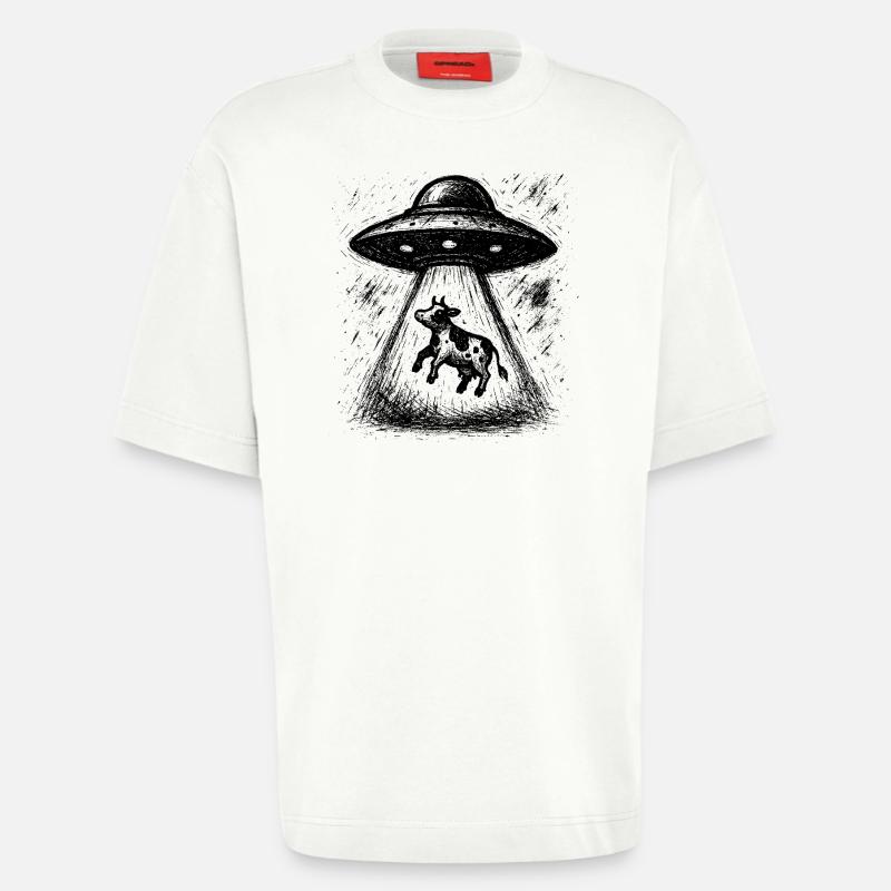 Möge die Milch mit dir sein - Heavyweight T-Shirt - made by SPREAD  - OFF WHITE