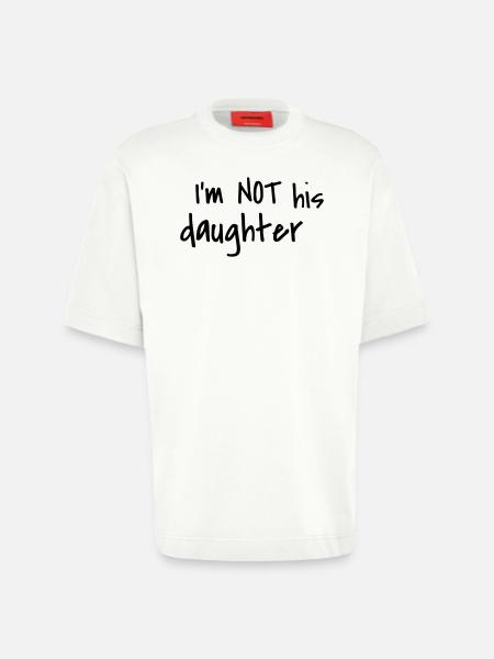 I'm not his daughter - Heavyweight T-Shirt - made by SPREAD - OFF WHITE
