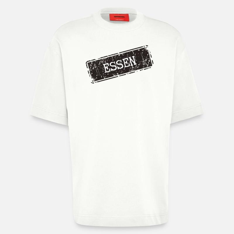 Essen Küchenmotif mit rustikaler Note - Heavyweight T-Shirt - made by SPREAD  - OFF WHITE