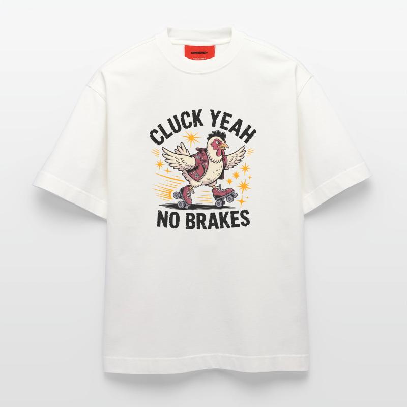 Winged Roller Derby Chick Heavyweight T-Shirt - made by SPREAD 