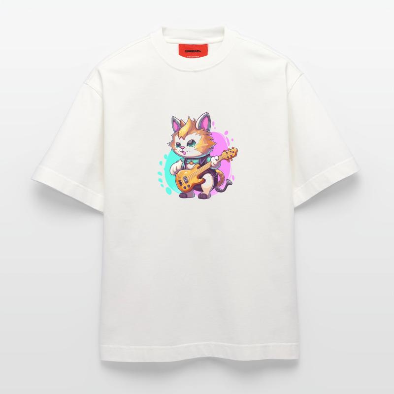 Patchwork-Esel im Doodle-Stil Heavyweight T-Shirt - made by SPREAD 