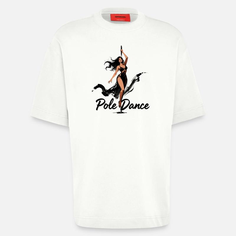Pole Dance Poledancerin ästhetisch Geschenk - Heavyweight T-Shirt - made by SPREAD  - OFF WHITE