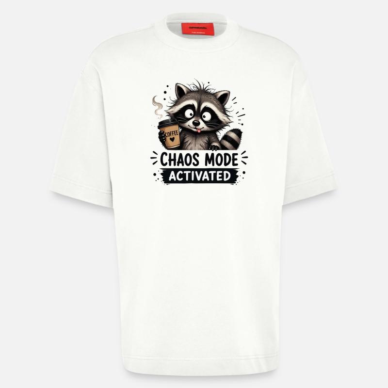 Mayhem Mode Enabled - Heavyweight T-Shirt - made by SPREAD  - OFF WHITE