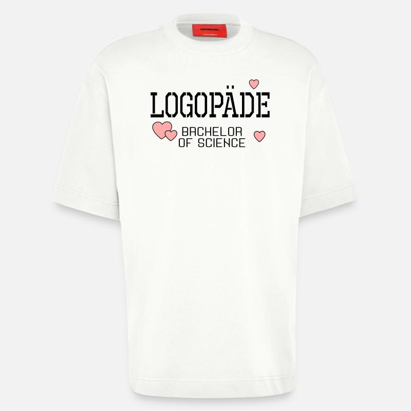 Logopäde Bachelor-Studium Logopädie - Heavyweight T-Shirt - made by SPREAD  - OFF WHITE