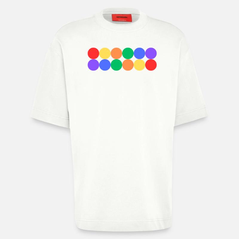 Rainbow Pride - Heavyweight T-Shirt - made by SPREAD - OFF WHITE