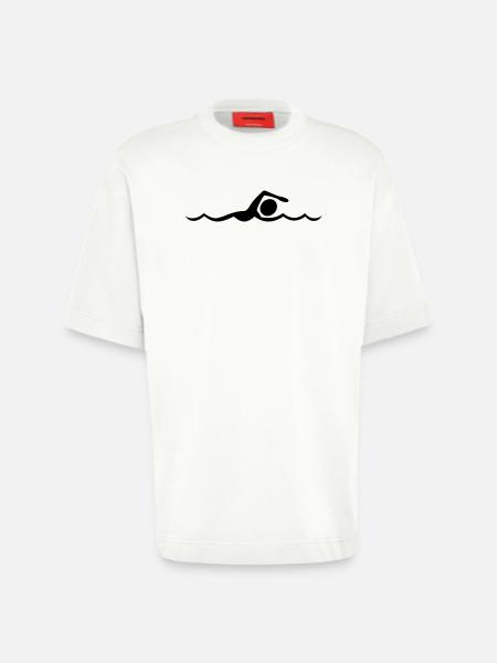 Float - Heavyweight T-Shirt - made by SPREAD - OFF WHITE
