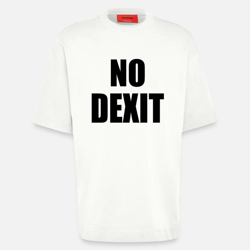 No dexit - T-shirt bio épais oversize fabriqué en UE - OFF WHITE