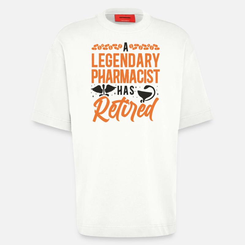 Pharmacy Tech Technician - Heavyweight T-Shirt - made by SPREAD  - OFF WHITE