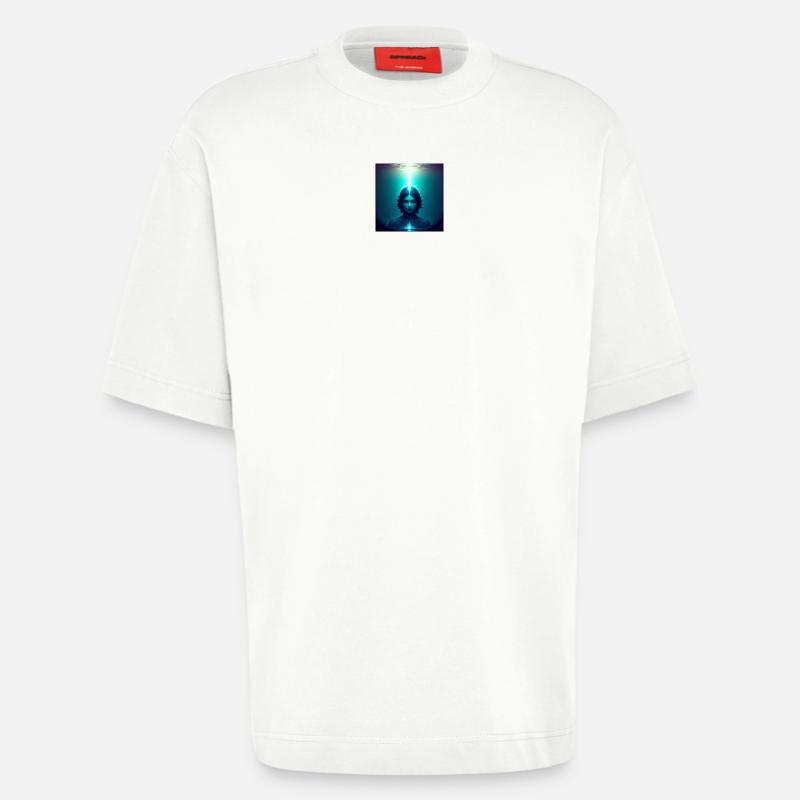 Ätherisches Frontlicht - Heavyweight T-Shirt - made by SPREAD  - OFF WHITE