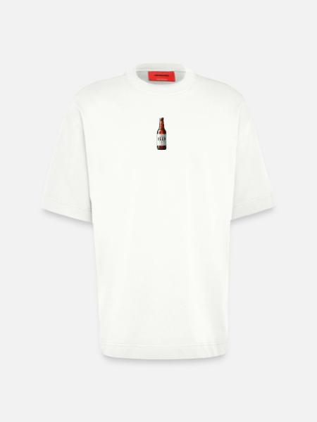 Bier - Heavyweight T-Shirt - made by SPREAD - OFF WHITE