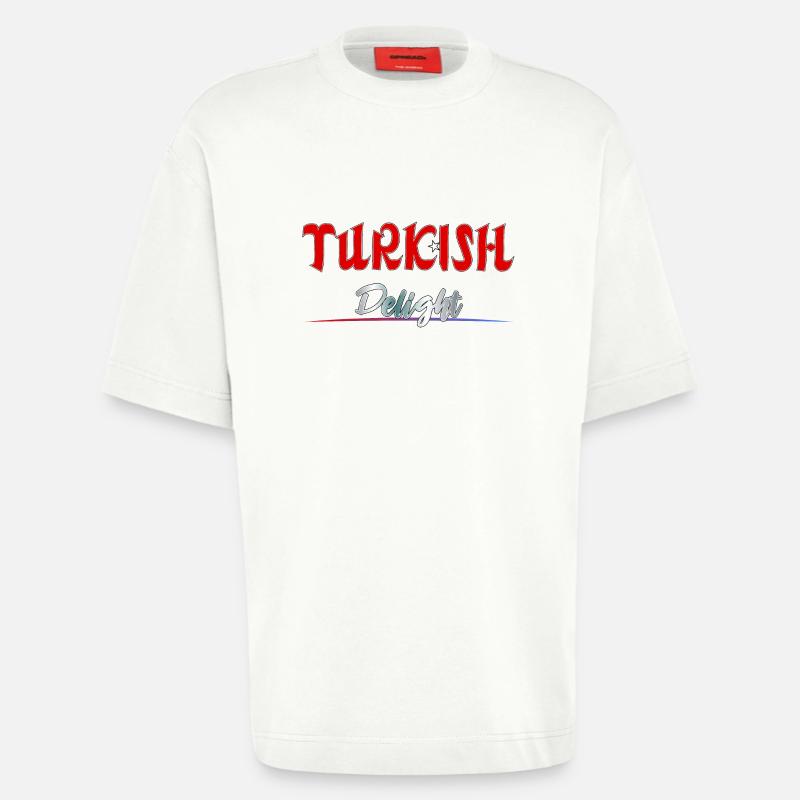 Loukoum - T-shirt bio épais oversize fabriqué en UE - OFF WHITE