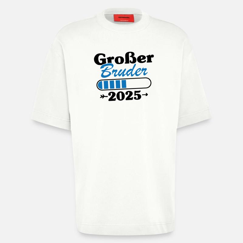 Großer Bruder Loading 2025 - Heavyweight T-Shirt - made by SPREAD  - OFF WHITE
