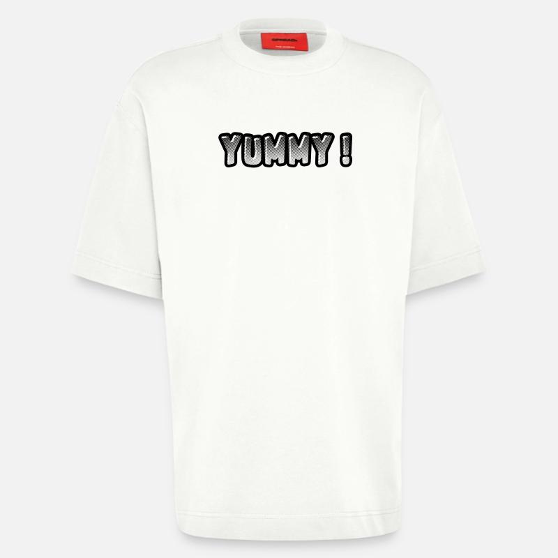 YUMMY | Tolle Geschenk Idee - Heavyweight T-Shirt - made by SPREAD  - OFF WHITE