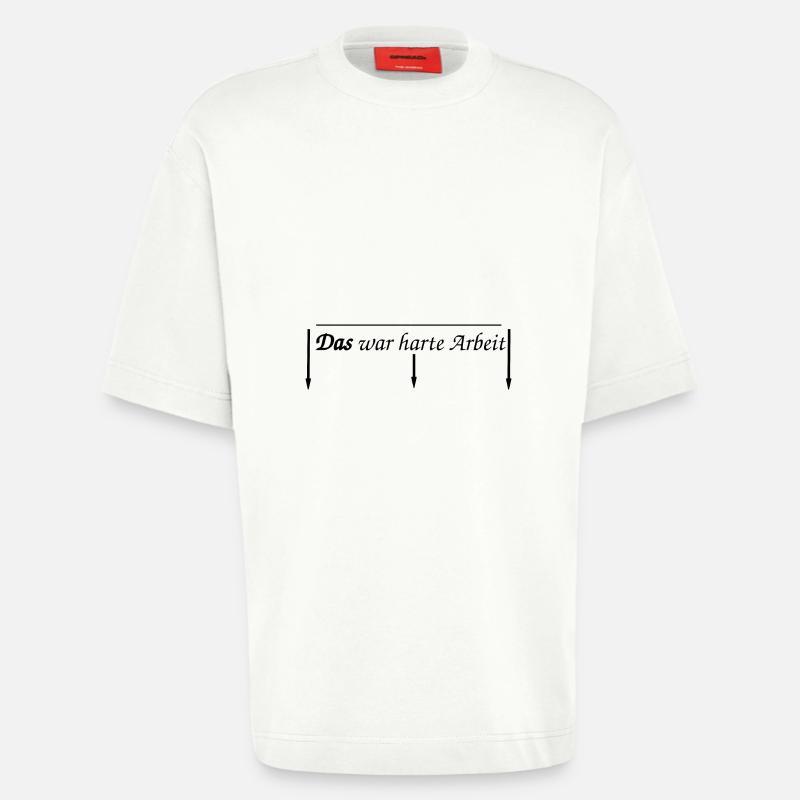 daswarharteArbeit - Heavyweight T-Shirt - made by SPREAD  - OFF WHITE