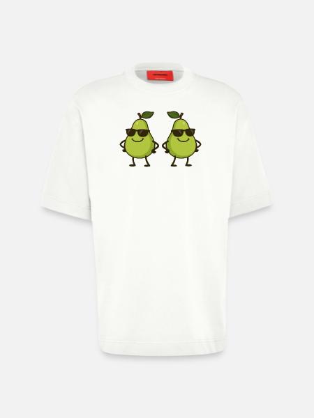 birne comic cool 2 - Heavyweight T-Shirt - made by SPREAD  - OFF WHITE