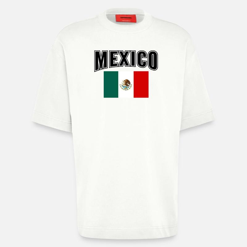 Mexico - Heavyweight T-Shirt - made by SPREAD  - OFF WHITE