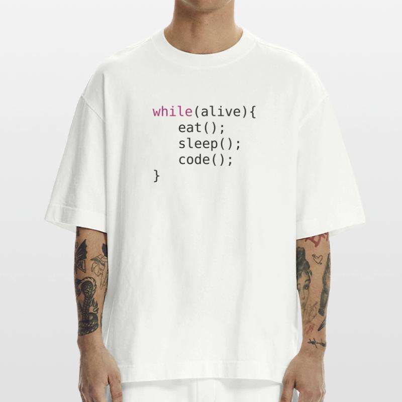 Funny code source code Heavyweight T-Shirt - made by SPREAD 