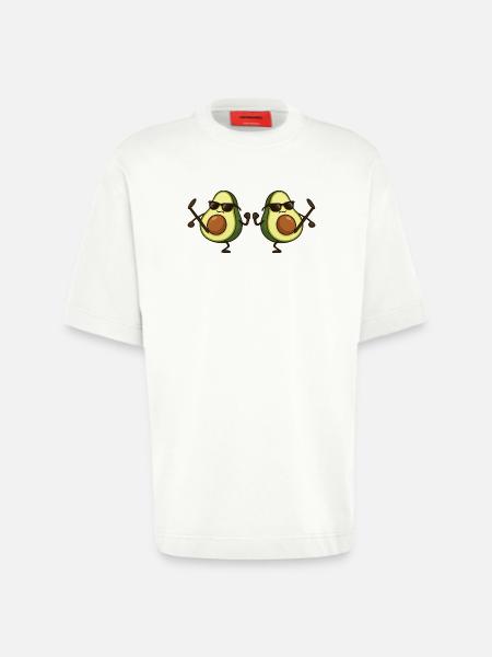 avocado karate 2 - Heavyweight T-Shirt - made by SPREAD - OFF WHITE