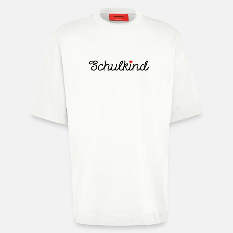 Schulkind Einschulung Berufsschule Schulanfang - Heavyweight T-Shirt - made by SPREAD - OFF WHITE