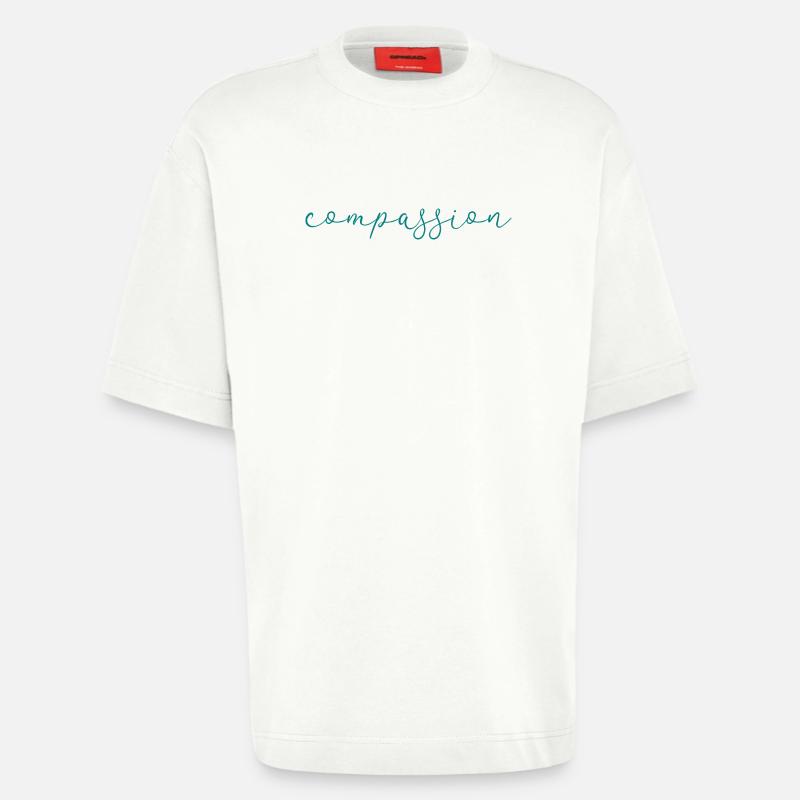 Mitleid - Heavyweight T-Shirt - made by SPREAD  - OFF WHITE
