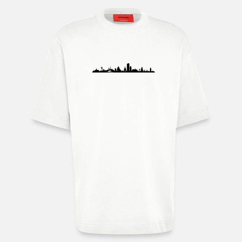 Skyline - Thüringen - Heavyweight T-Shirt - made by SPREAD  - OFF WHITE