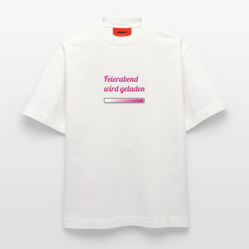Feierabend wird geladen Heavyweight T-Shirt - made by SPREAD 