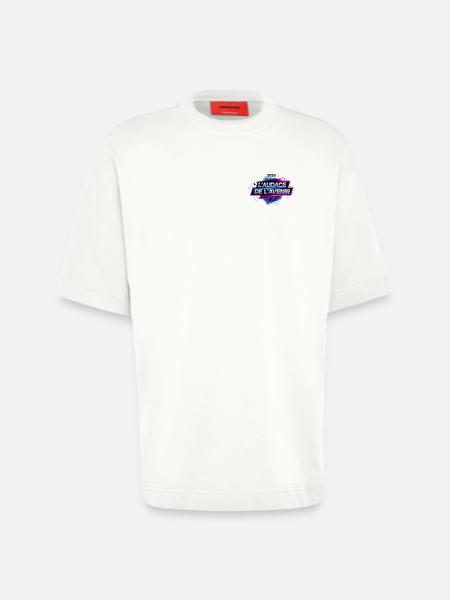 The Audacity of the Future 2025 - Heavyweight T-Shirt - made by SPREAD - OFF WHITE