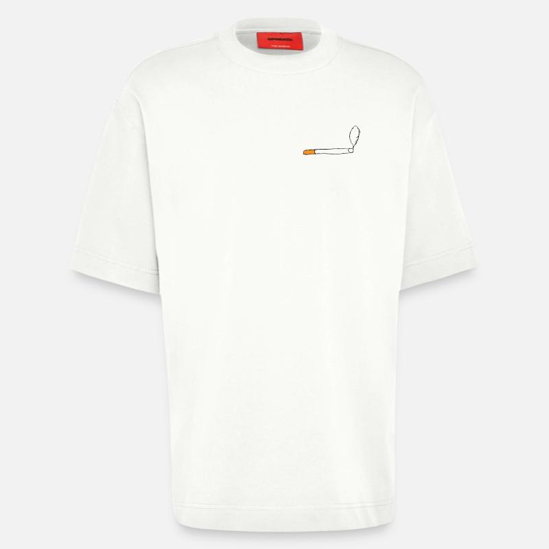 Zigarette - Heavyweight T-Shirt - made by SPREAD - OFF WHITE