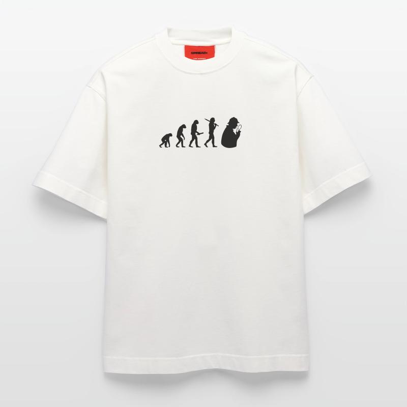 Sherlock Holmes évolution développement de progrès T-shirt bio épais oversize fabriqué en UE