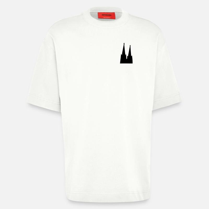 Der Kölner Dom zu Köln - Heavyweight T-Shirt - made by SPREAD  - OFF WHITE
