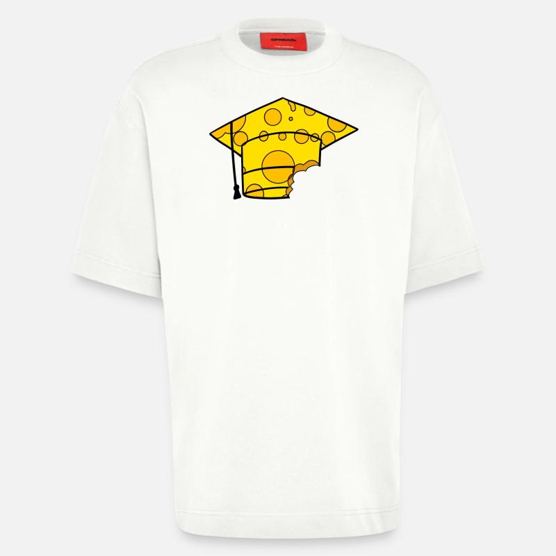 Studium Abschluss Absolventenkappe - Heavyweight T-Shirt - made by SPREAD  - OFF WHITE