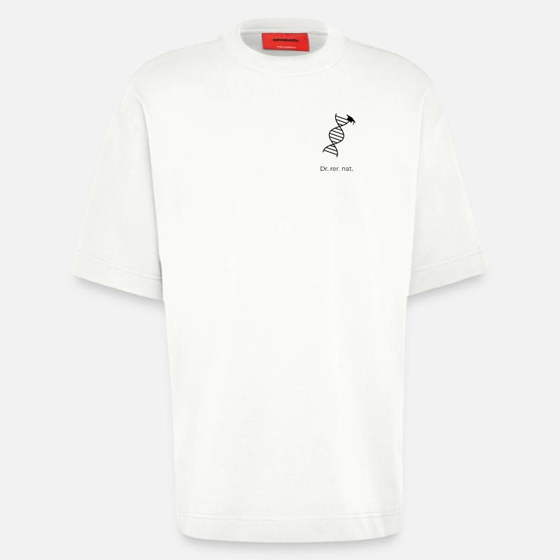 Dr. rer. nat. – DNA - Heavyweight T-Shirt - made by SPREAD  - OFF WHITE