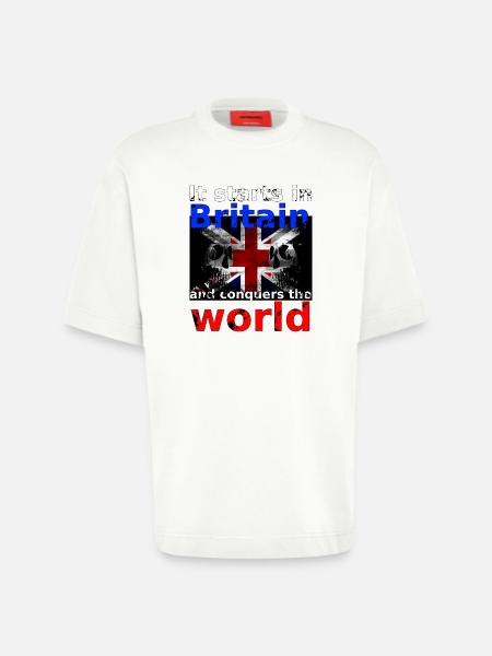 Britain - Heavyweight T-Shirt - made by SPREAD - OFF WHITE