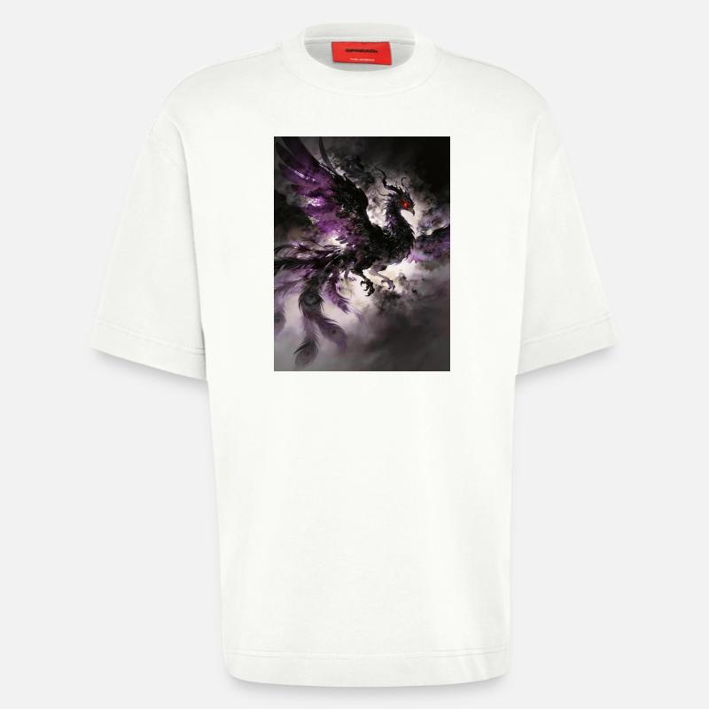 Der dunkle Phönix: Aufstieg der Dunkelheit - Heavyweight T-Shirt - made by SPREAD  - OFF WHITE