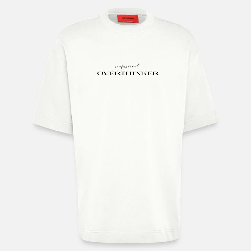 professional Overthinker - Heavyweight T-Shirt - made by SPREAD  - OFF WHITE