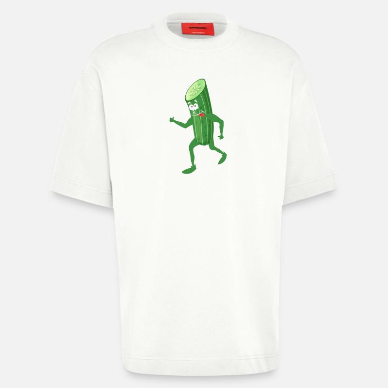 Gurke - Heavyweight T-Shirt - made by SPREAD - OFF WHITE