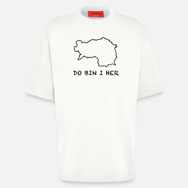 do bin i her - Steiermark - Heavyweight T-Shirt - made by SPREAD  - OFF WHITE