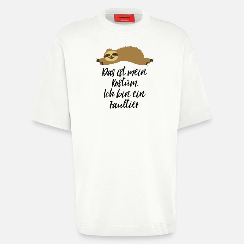 Faultier Kostüm - Heavyweight T-Shirt - made by SPREAD  - OFF WHITE