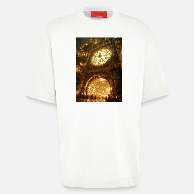 Vergoldeter Clockgate-Bogen - Heavyweight T-Shirt - made by SPREAD  - OFF WHITE