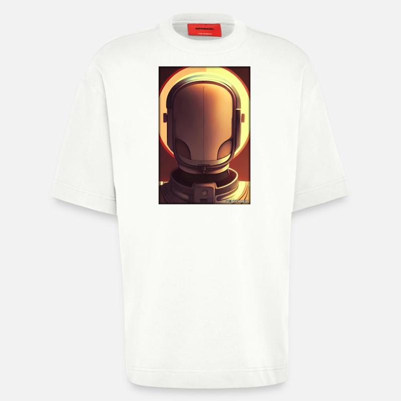 Robot Future Technology Science Android - Heavyweight T-Shirt - made by SPREAD  - OFF WHITE